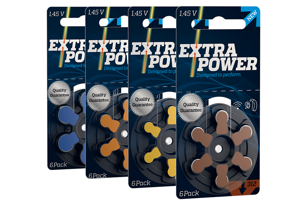Extra Power Hearing Aid Batteries