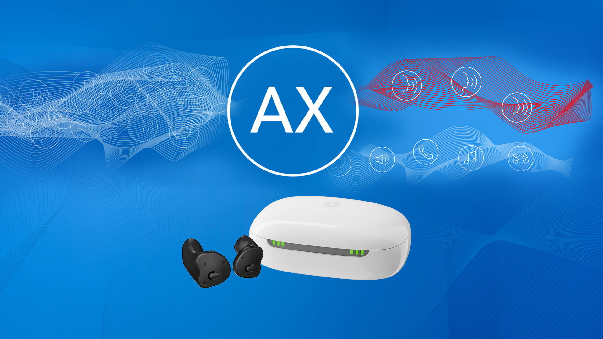 signia ax logo with insio charge&go ax hearing aids